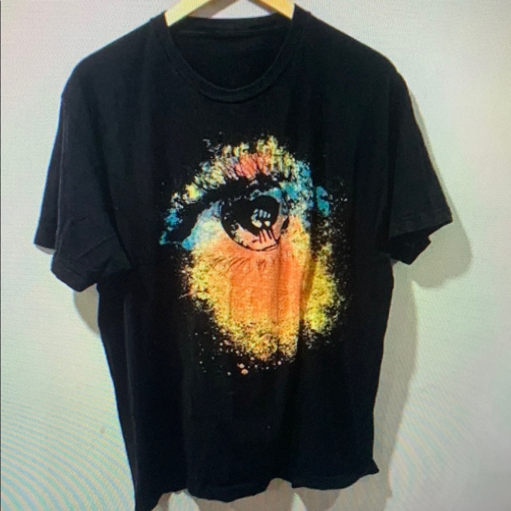 Black Graphic Eye Tee